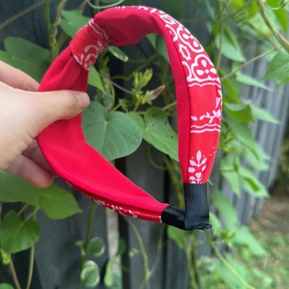 Paisley Print Top-Knot Headband - Picture 12 of 16